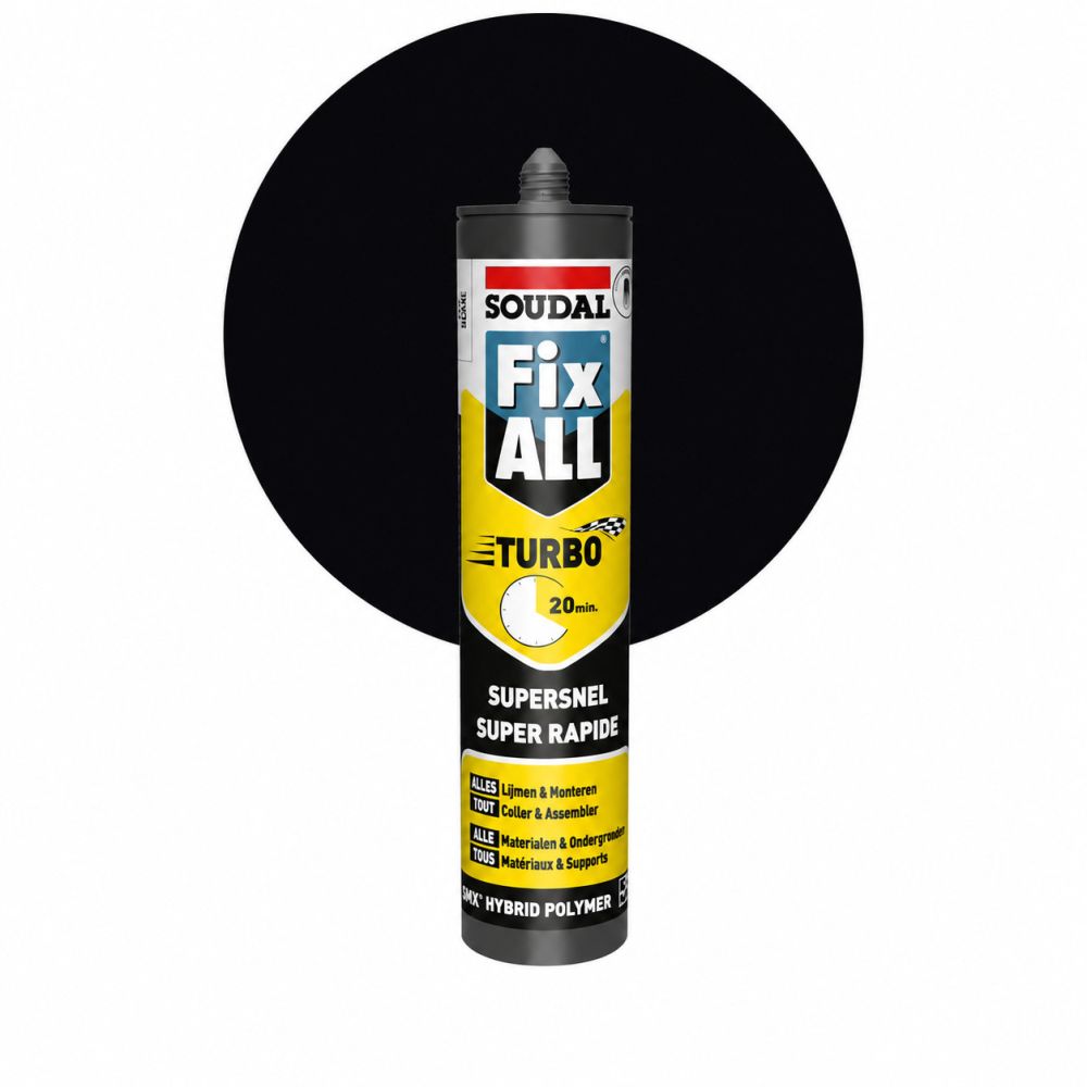 Soudal Fix-All Turbo - Noir main product photo