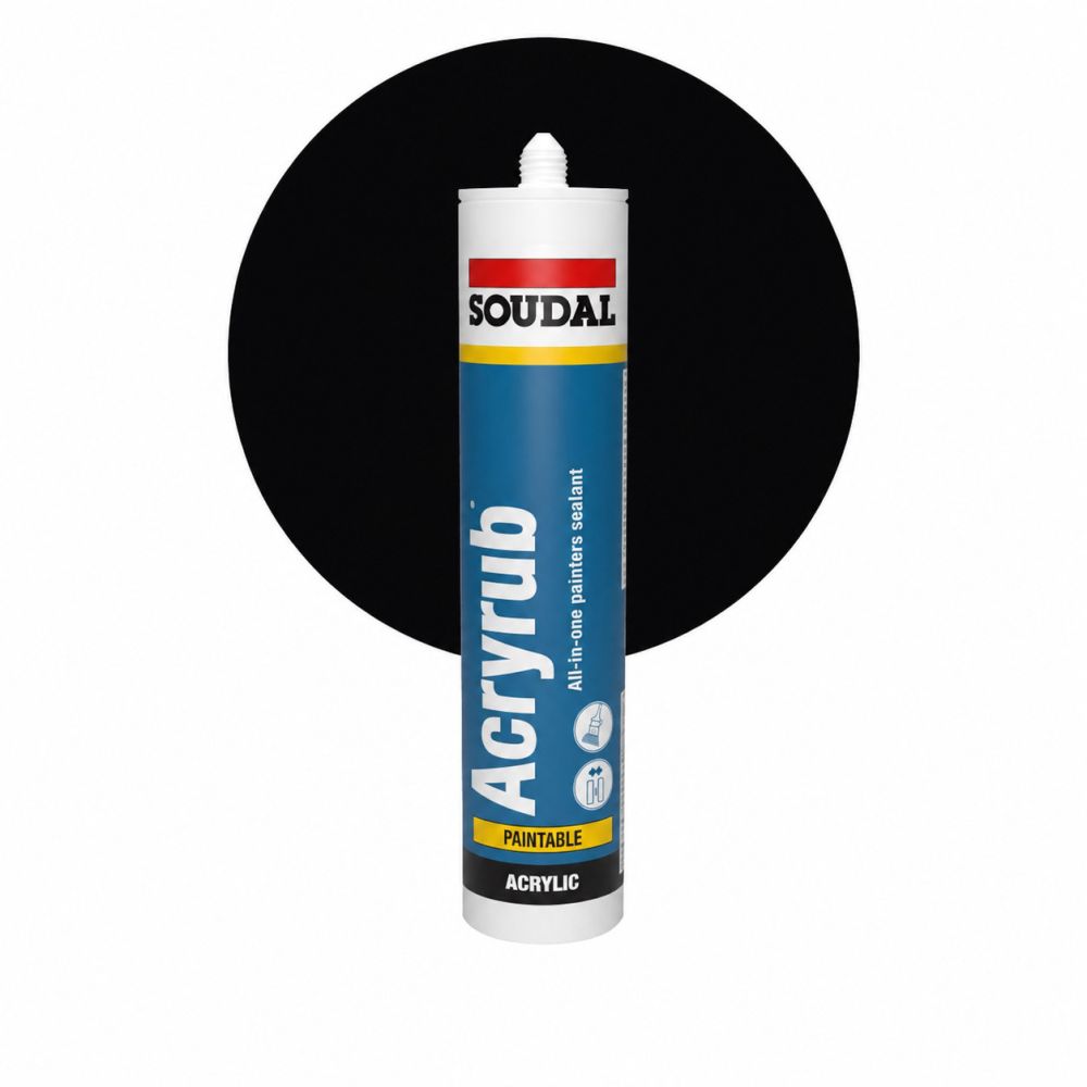 Soudal Acryrub - Noir main product photo