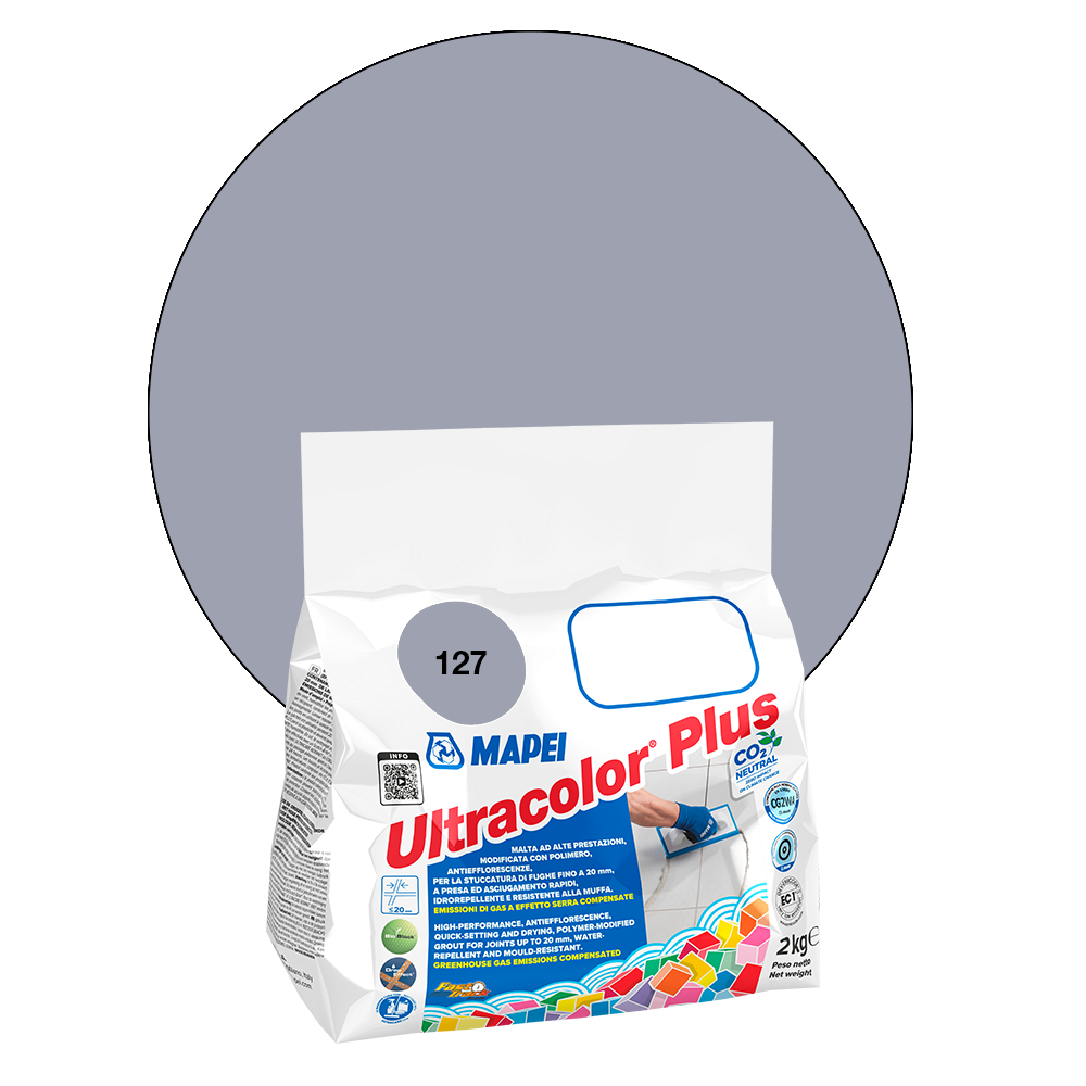 Mapei Ultracolor Plus - 127 Gris Arctique - 2 kg main product photo