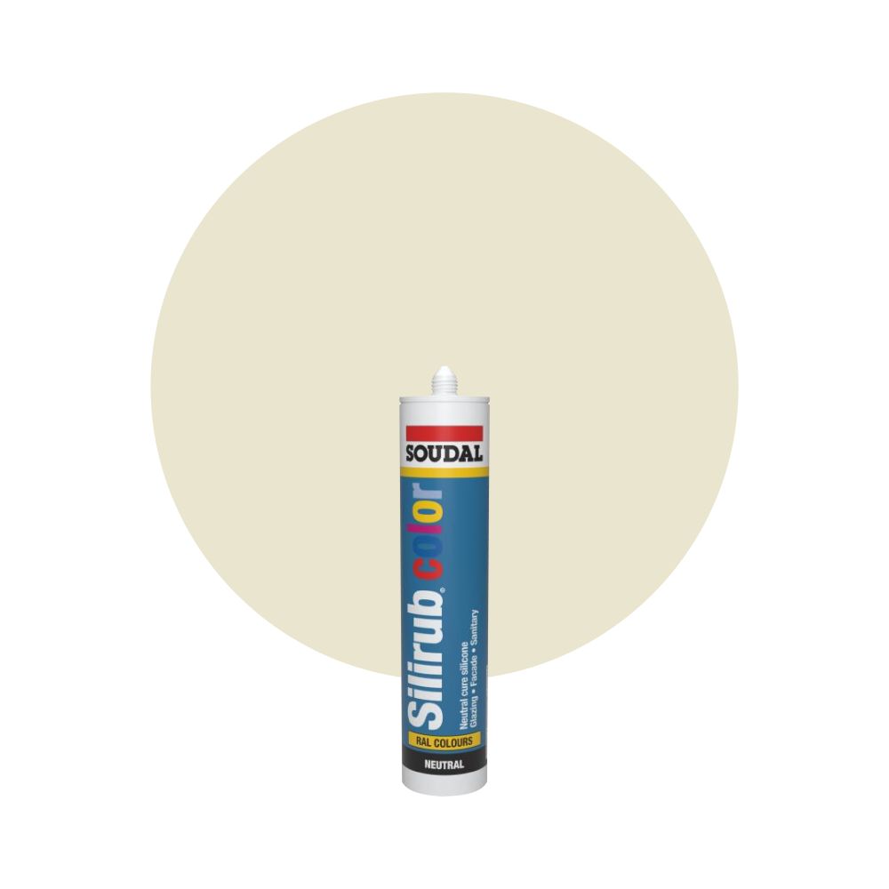 Soudal Silirub Color - RAL 1013 Blanc perlé main product photo