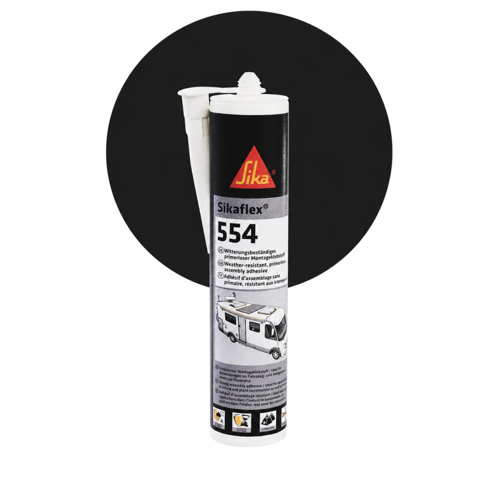 Sikaflex 554 300ml - Noir main product photo